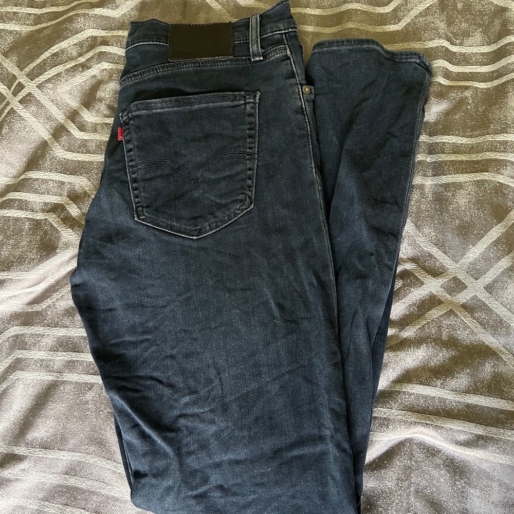 Levi's Men's 512 Dark Blue Jeans Size 34W L34